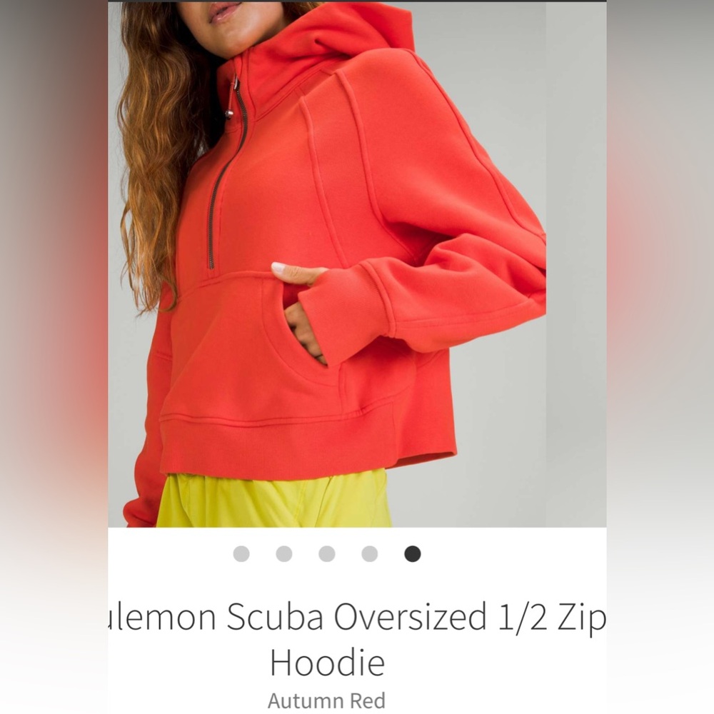 Lululemon Scuba Oversized 1/2 Zip Hoodie